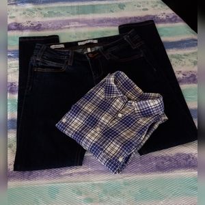 Madewell Top and Vigoss Jeans